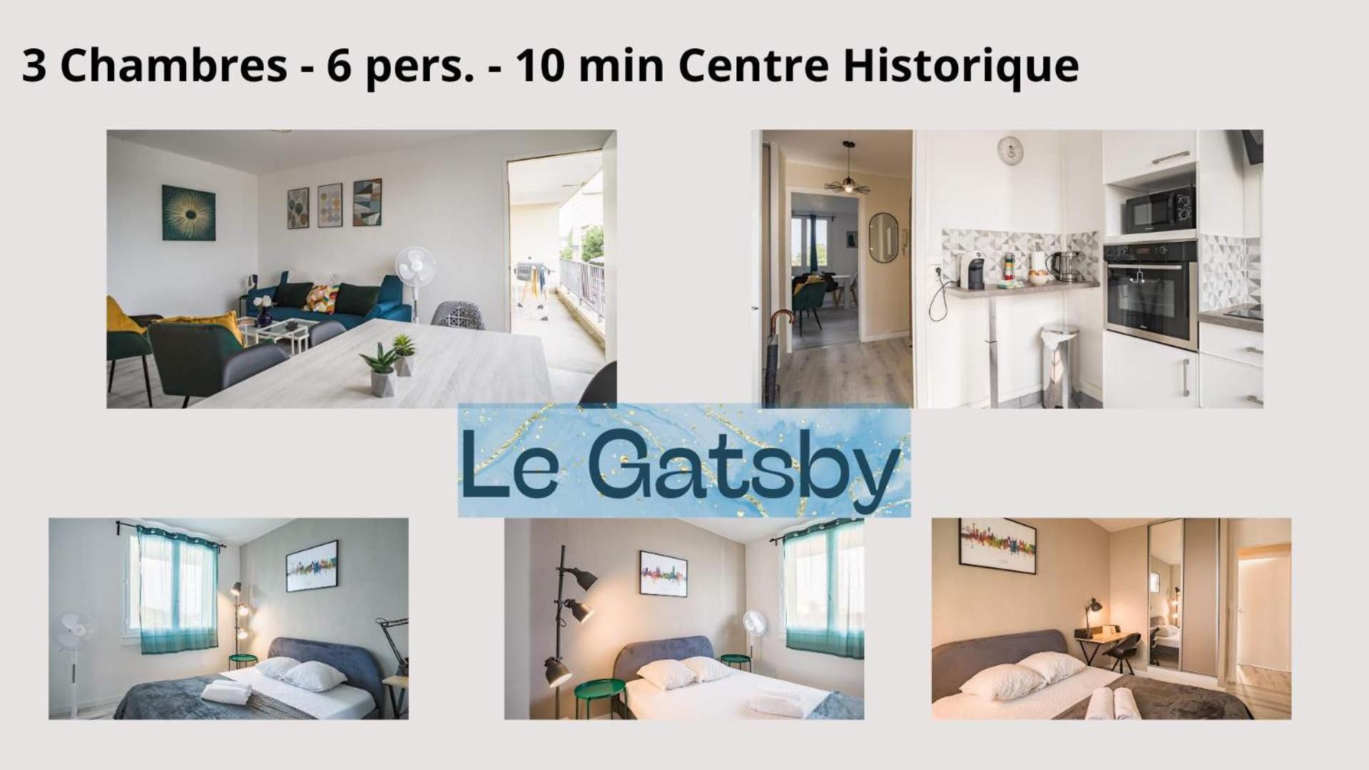 Le Gatsby - 3 Chambres - Centre-Ville Троа Екстериор снимка