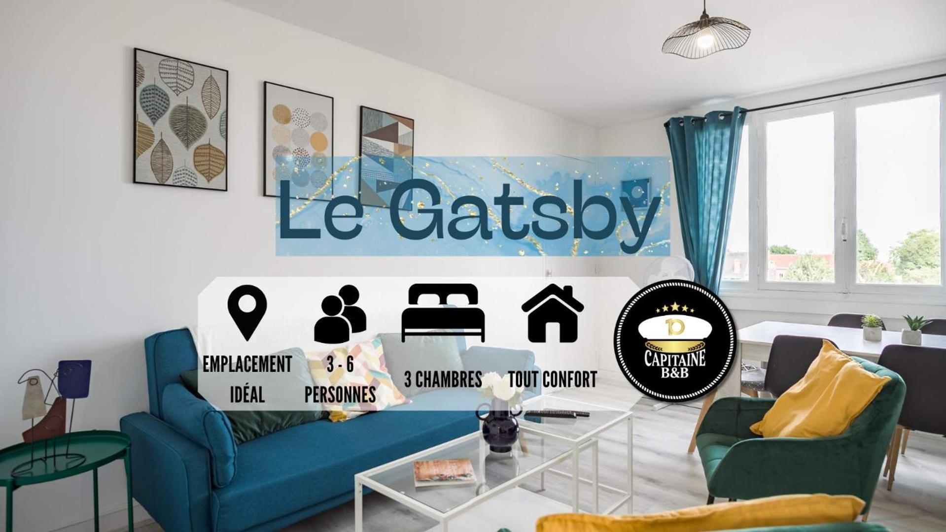 Le Gatsby - 3 Chambres - Centre-Ville Троа Екстериор снимка